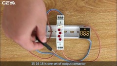 Asymmetric Cycle Timer 1SPDT Relay 16A AC/DC 12V-240V DIN Rail Mount LED