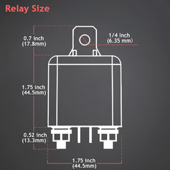 2 Pack 12V DC 120A Starter Relay Switch Car Heavy Duty Split Charge Continuous D