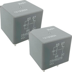 12193604 Relay 12V 4-Pin 30A High Capacity Automotive Power Relay (2-Pack) Repla