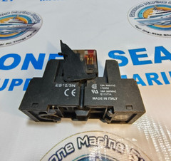 Schrack PT570730 Relay With Socket 230v~ ES15/3N 12A 300VAC Made In Italy