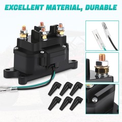 Winch Solenoid Relay Contactor 12V 250A Winch Relay Thumb Truck for ATV UTV B…