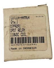 Cutler-Hammer D7PR2A1 Control Relay 100/110VDC Industrial Relay Eaton