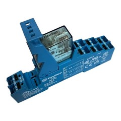 FINDER 40.52.9.024.0000 24VDC Relay With 95.P5 Push-in Terminal Base
