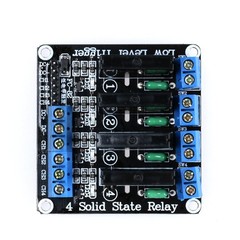 4 Channel 5V Low Level Trigger Solid State Relay Module with Fuse, 4 Way 250V…