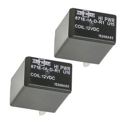2 PCS 871E1ADR1 U15 Relay 12VDC 4 Pins 35A Micro ISO OEM Automotive