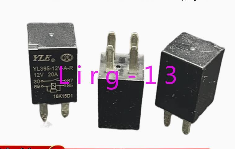 3pcs used YLE YL395-12V-A-R relay 4-pin 12VDC 20A