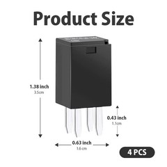 SPST Contact 20A Automotive Relays Set for Polaris Vehicles – 12VDC, 4 Pack