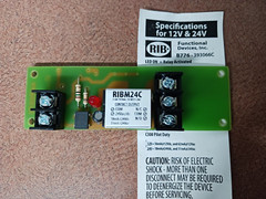 Functional Devices RIBM24C Track Mount Relay 24V