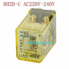 2PCS For IDEC Intermediate Relay RH2B-U-AC220V-240V 2 Open 2 Closed Wide 8 Feet-