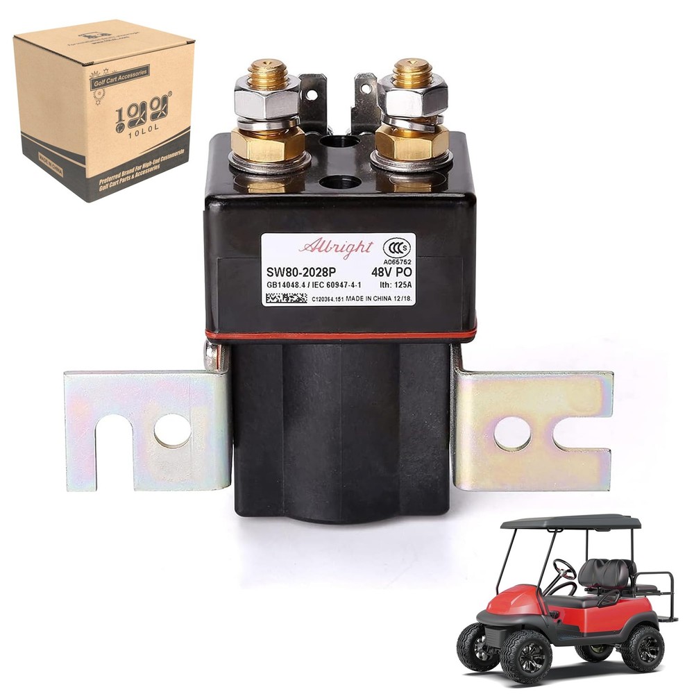 Albright Solenoid 48 Volt, 4 Terminal Solenoid for Club Car DS & Precedent 20…