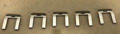 5 Potter & Brumfield Relay Socket Hold Down Clips Part number 20C314 NOS New