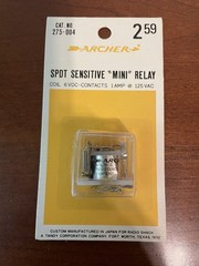 Archer 12VDC DPDT RELAY 3 AMPS AT 125VAC Cat. No. 275-206 NEW OLD STOCK