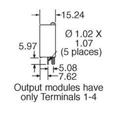 Relay, 70-OAC24, Grayhill, AC Output Module 3.5A 24 ~ 140VAC Output, Coil:24VDC