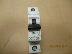 NEW OTHER, MOELLER FAZ-C0,5/1 CIRCUIT BREAKER, 1/2 AMP, 1 POLE.