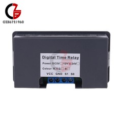 Delay Time Relay Module Timing Delay Cycle Switch Timer DC5V 12V 24V AC110V-220V