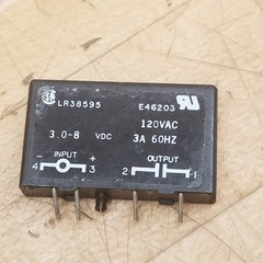Gordos SM-OAC5 Solid State Relay, 3.0-8VDC, 3A, 120VAC – USED