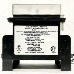 ITI BGFL 259-1200 Ground Fault Relay 120VAC 0.015A OEM Industrial (For Parts)