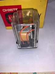 New- Ohmite GPRTSX-72T, 3PDT enclosed Relay 24 vdc, 5A 115vac contacts.