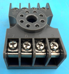 Tyco RC-27E122 Relay Socket Base Panel Mount Screw 8-Pin 10A 300V (Lot Of 2) NEW