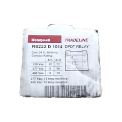 NEW Honeywell DPDT Switching Relay, R8222D 1014 24V 50/60 Hz Tradeline E1-26