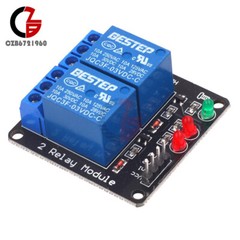 3V 3.3V 2 channel 3V Relay Module Low Level Trigger w/ Light Output for Arduino