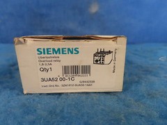 SIEMENS 3UA52 00-1C THERMAL OVERLOAD RELAY 1.6-2.5A 1YEAR WARRANTY