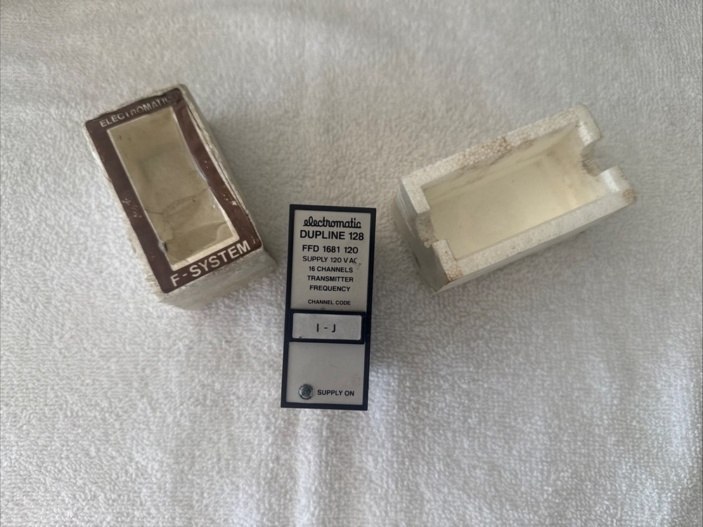 Electromatic Dupline 128 FFD 1681 16 Channels Transmitter Frequency 120vac
