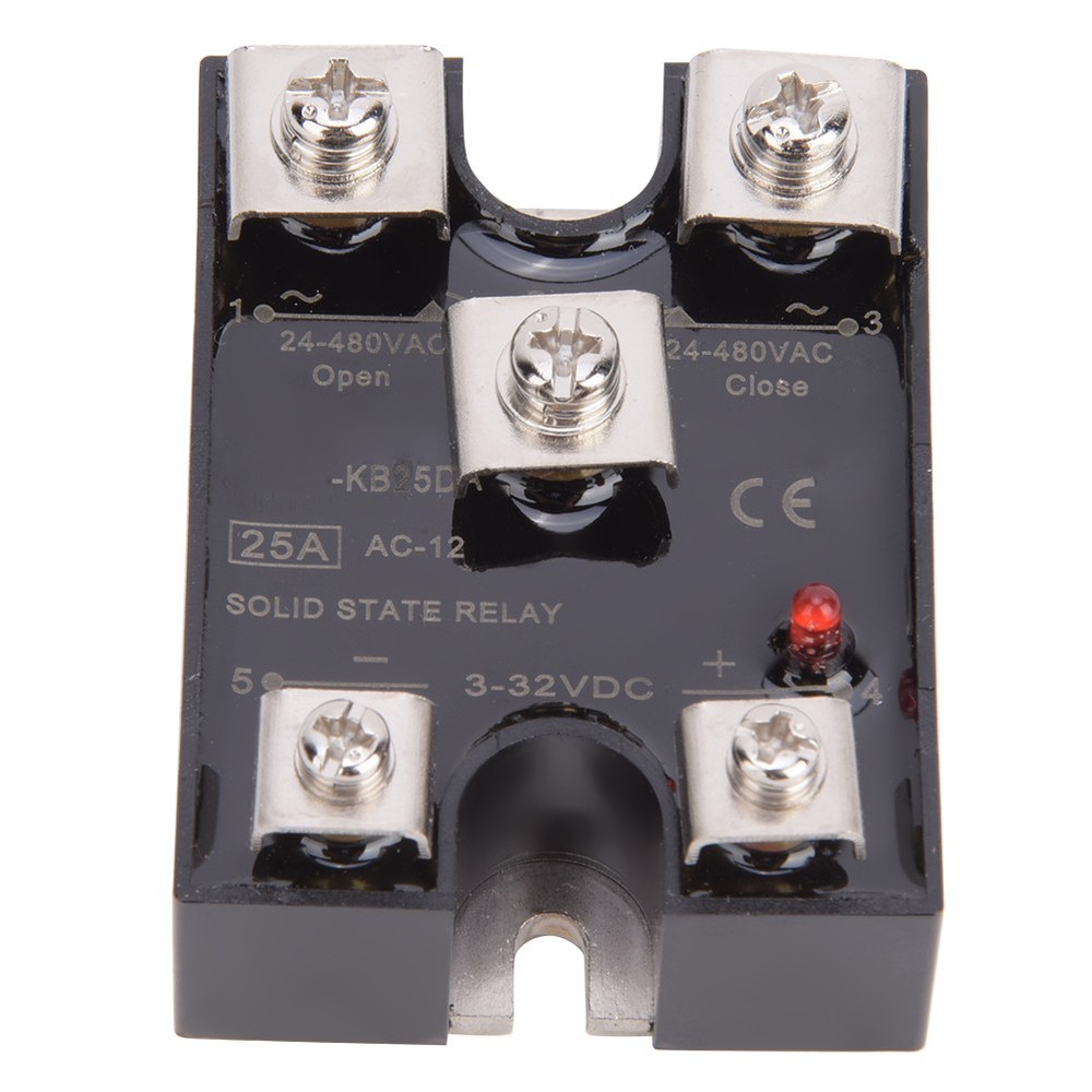 BERM KB25DA Solid State Relay 25A Single Phase 1NO1NC Solid State Relay DC