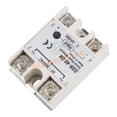 SSR-25DA SSR-40DA SSR-60DA 250V Solid State Relay Alloy Heat Sink 25/40/60/100A