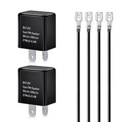 12V Speed Adjustable LED Electronic Flasher Relay – Perfect for Cars and Bikes