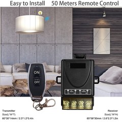 433Mhz Wireless Remote Control Switch 30A Relay AC 110V 120V 240V 220V