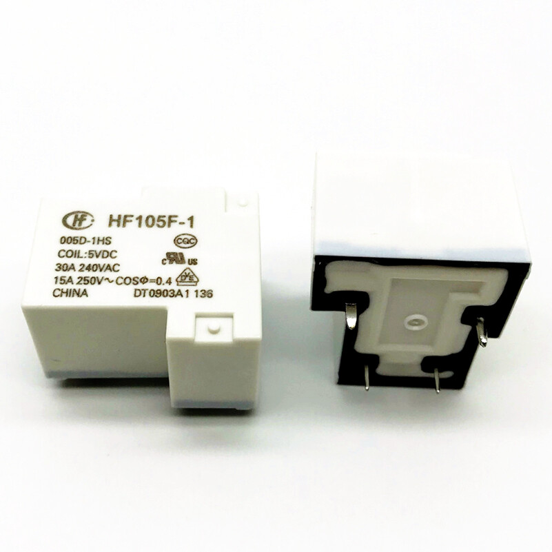 1PC HONGFA HF105F-1-005D-1HS 5VDC Power Relay 4Pins