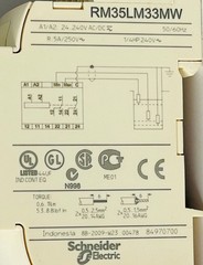 TELEMECANIQUE RM35LM33MW CONTROL RELAY 24-240V AC/DC FREE FAST SHIPPING