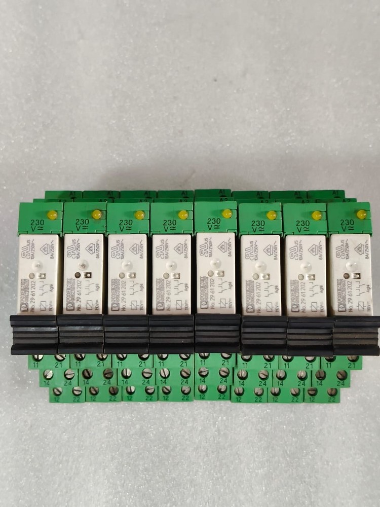 PHOENIX CONTACT 2961202 PLC-BSC-230V PACK OF 8 PCS FREE FAST SHIPPING