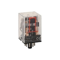 Small Intermediate Relay MK2P I 8 Pin 10A 250VAC AC 220V for Communication