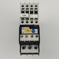 GE CL02D310T Contactor, CL02, 24 VDC, W/RTN1C Overload Relay, 0.25-0.41 Amps