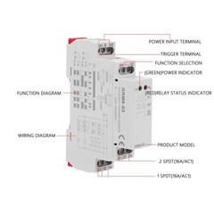 GRM8-02 Electronic Impulse Latching Relay, Memory Relay & Pulse Relay, Din Ra…