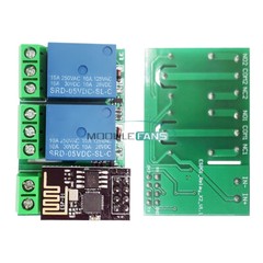 ESP8266 ESP-01/01S DC 5V Dual Channel Wireless WIFI Relay Module Smart Home