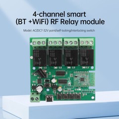 4 Channel Relay Switch Module 433MHZ RF APP Wireless Remote Control For eWeLink