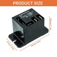 JAMHER 1 Pack NT90-DC24V-10X Power Relay DC 24V Coil 30A 40A SPDT(1NO 1NC) Mi…