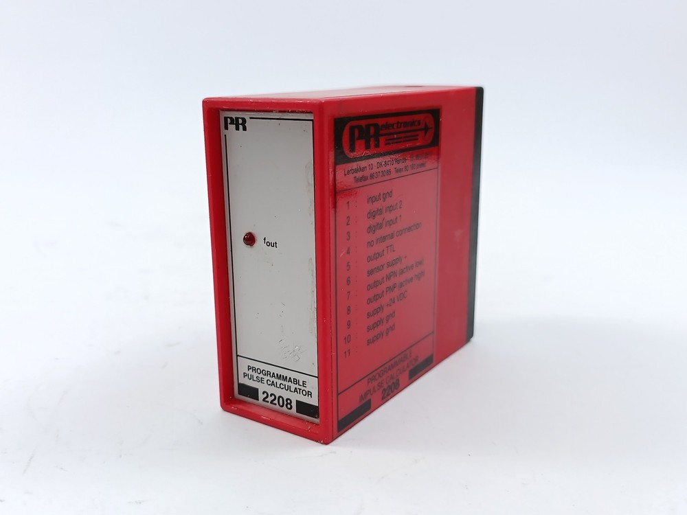 Pr Electronics 2208 Ec1D Programmable Ipulse Calculator