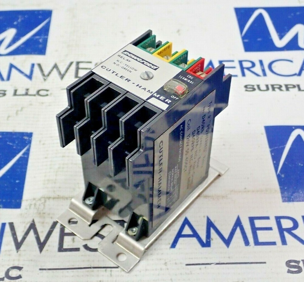 Cutler Hammer D40RB Type R “POWEREED” Relay 120V 50-400CY