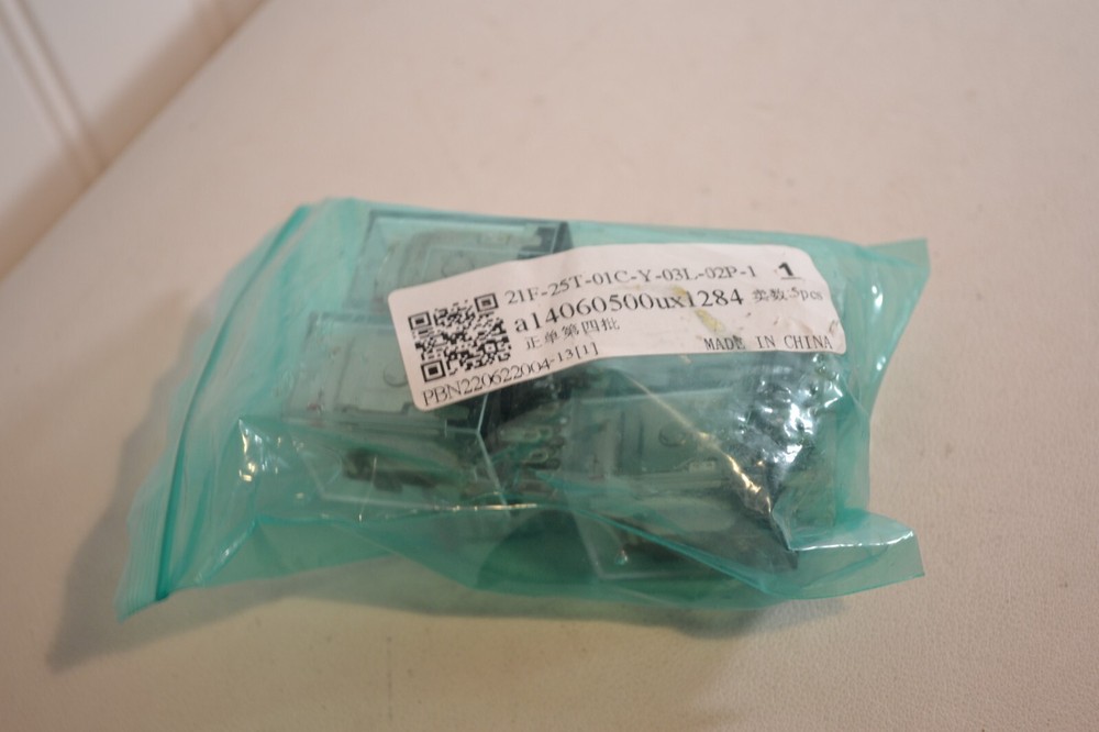 5pcs DIN Rail Electromagnetic Power Relay HH54PL A14060500UX1284