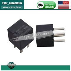 Automotive Relay 4 Pin Multi-Purpose Relay Fits For Ford Parts 8T2T-CA Set of 2
