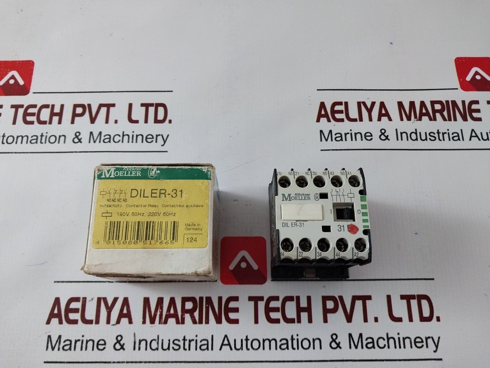 Klockner Moeller Dil Er-31 Contactor Relay 190V 50Hz 220V 60Hz