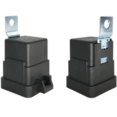 4-Pin 80/60AMP 12VDC Waterproof Relay Kit, SPST Automotive Relays, Pack of 2