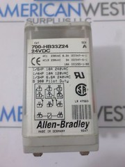 Allen Bradley 700-HB33Z24 Ser B Ice cube relay