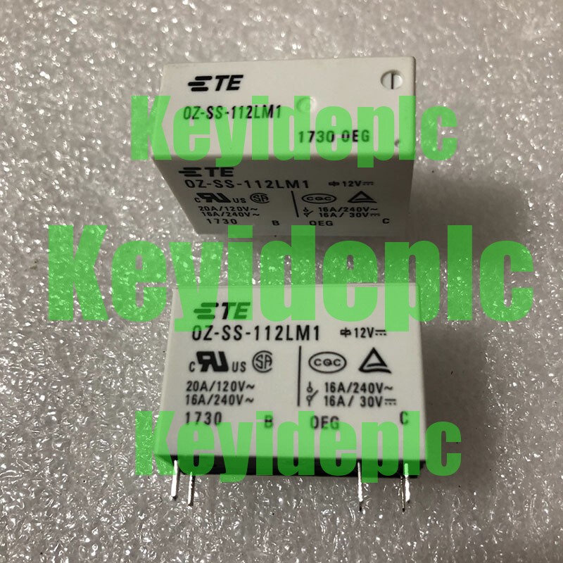 10Pieces TYCO OZ-SS-112LM1F 12VDC Power Relay 6Pins 16A New