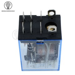 10A AC 220V Coil Power Relay DPDT LY2NJ HH62P HHC68A-2Z With Socket Base