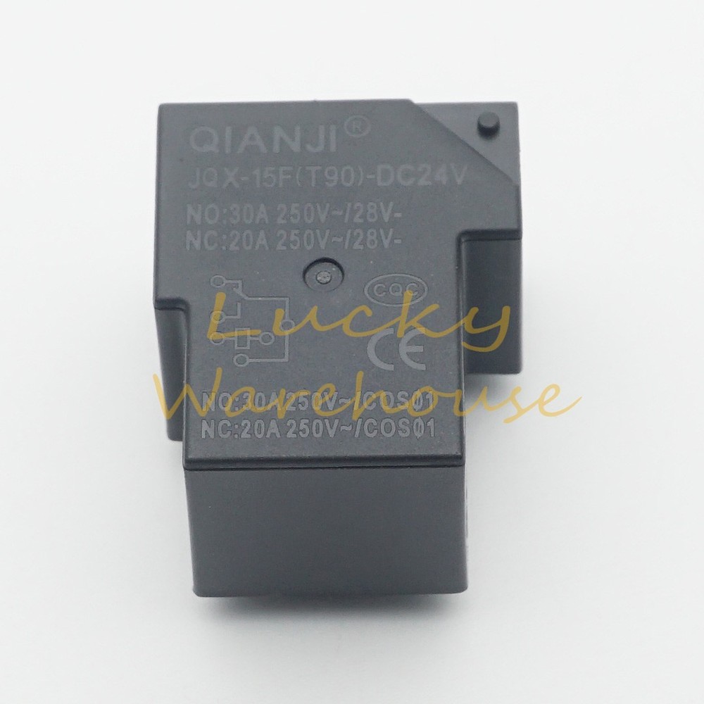 JQX-15F(T90)-DC24V Electromagnetic Relay 30A 24VDC 6 Pins x 10PCS NEW~